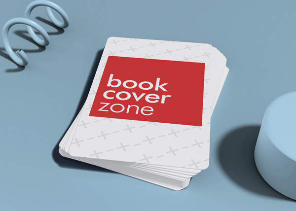 Stacked Portrait Rounded Business Card Mockup