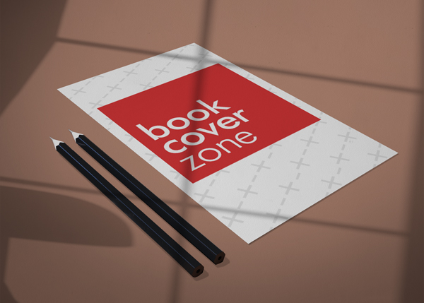 Standard US Letterhead Mockup Generator with Pencils