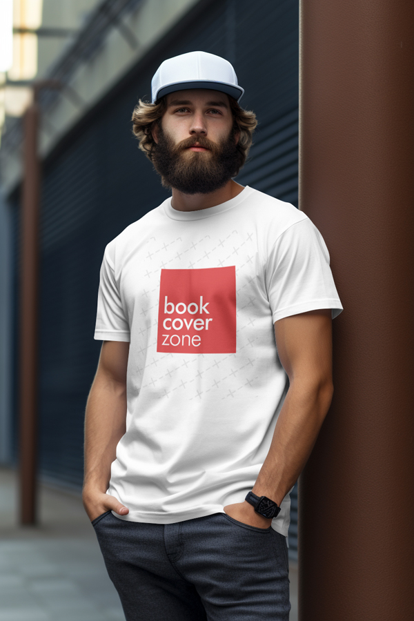 T-Shirt Mockup Generator on Bearded Man