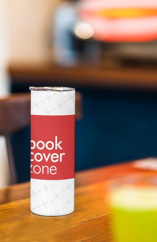 Tall Cylinder Can on Wooden Table