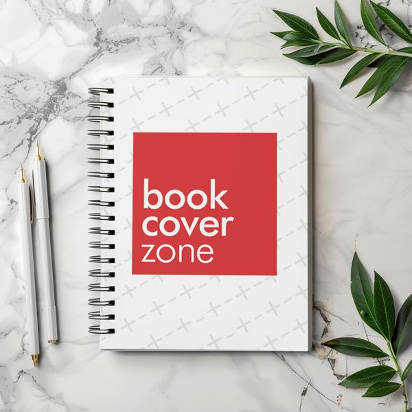 Top View Notebook Cover Mockup