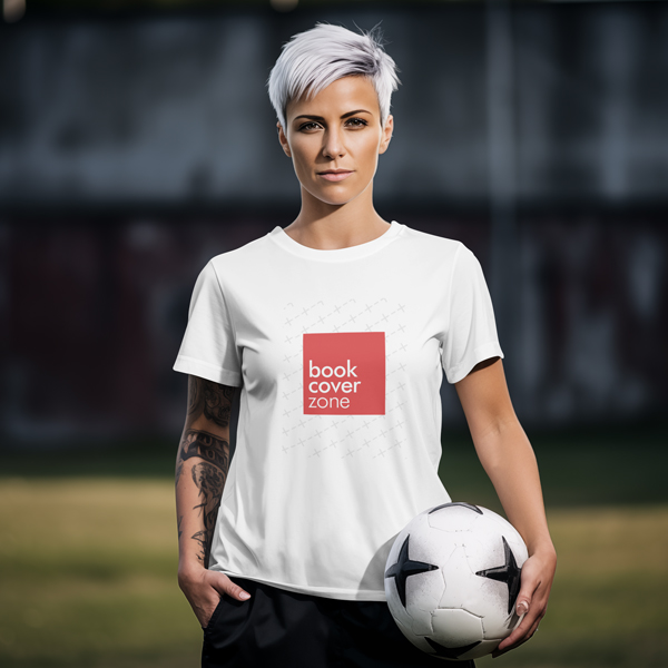 Female Soccer Player Training Kit Mockup