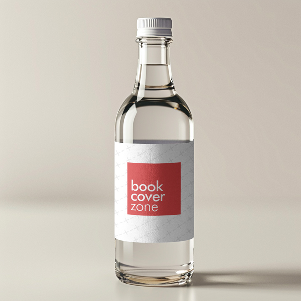 Transparent Glass Bottle Mockup