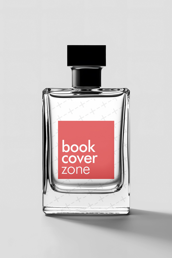 Transparent Perfume Bottle Label Mockup
