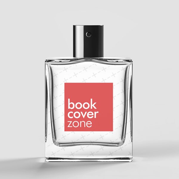 Transparent Perfume Bottle Label Mockup