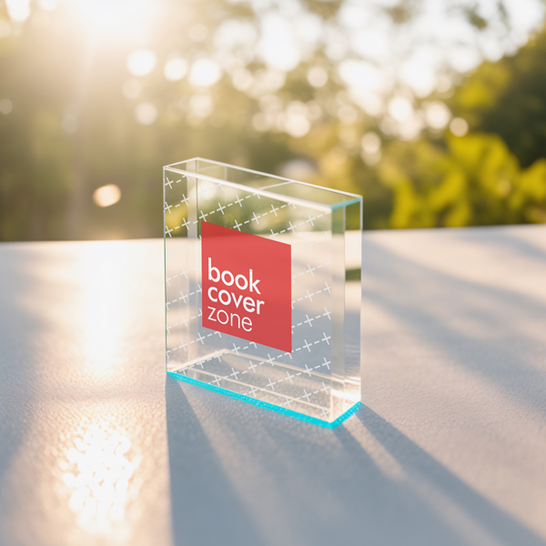Transparent Square Acrylic Box Mockup