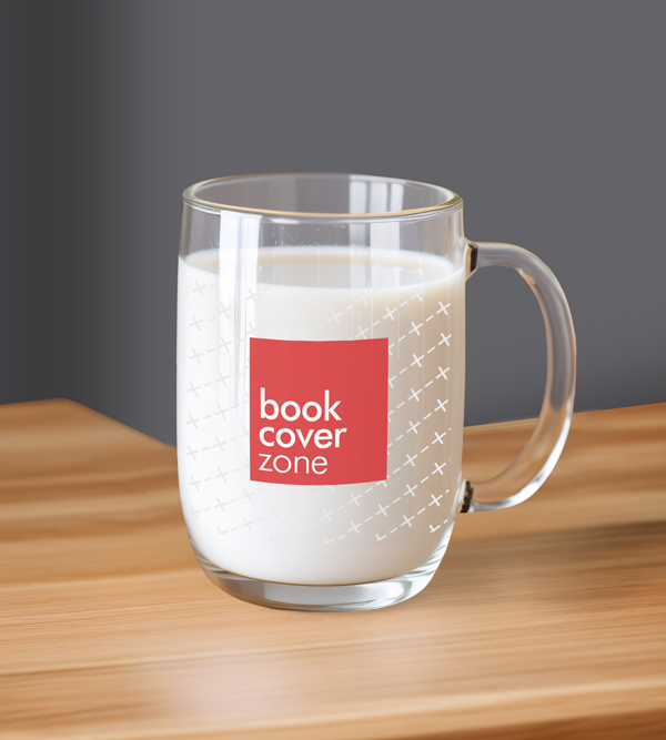 Transparent Tea Glass Logo Mockup Generator