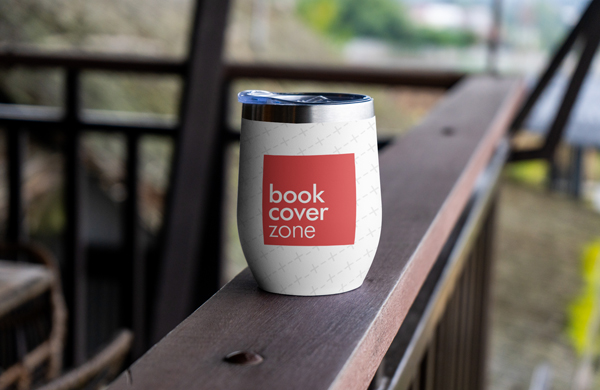 Tumbler Mug on Wooden Balcony