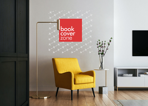 Wall Decal Mockup in Modern Living Room