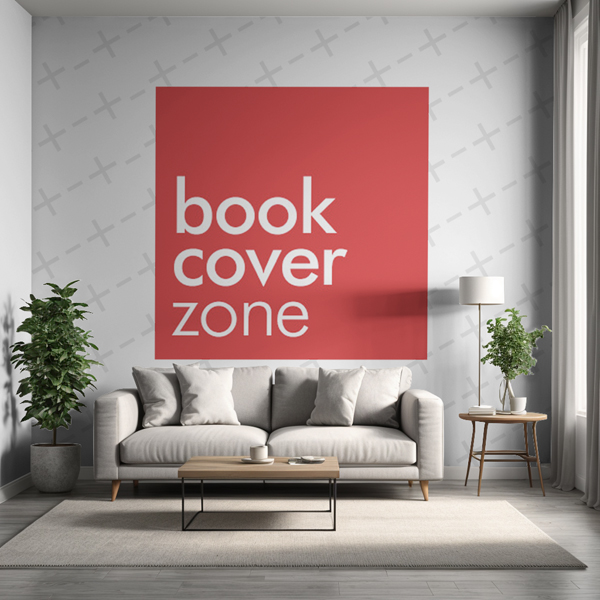 Modern Living Room Wallpaper Mockup