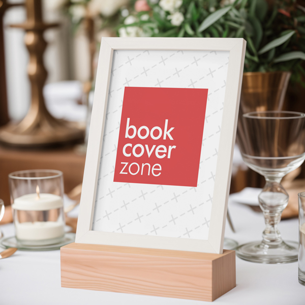 Wedding Food Menu PSD Mockup