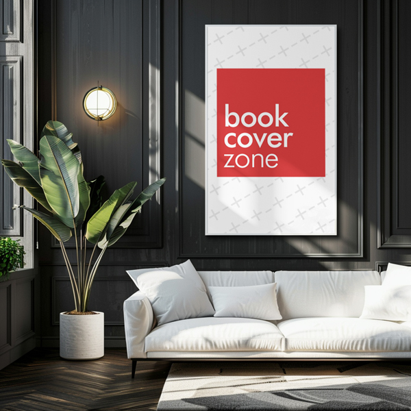 Modern House White Painting Frame Mockup