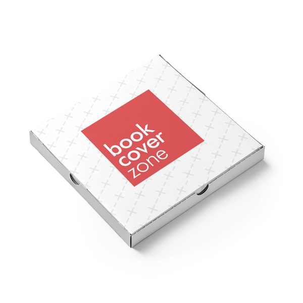 Isometric White Pizza Box Mockup