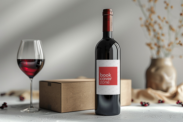 Wine Bottle Label Mockup