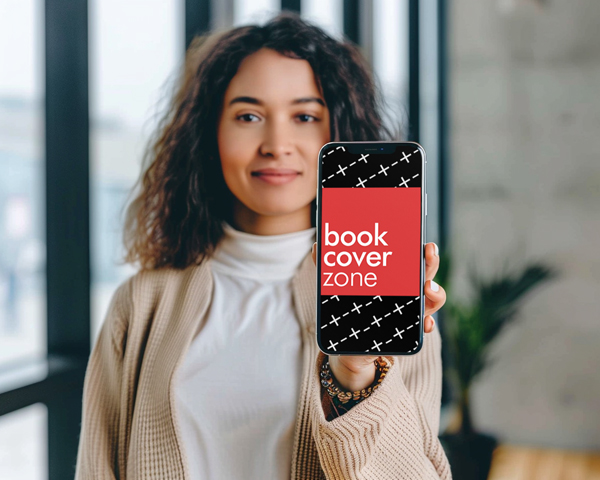 Woman Showing iPhone Screen Mockup