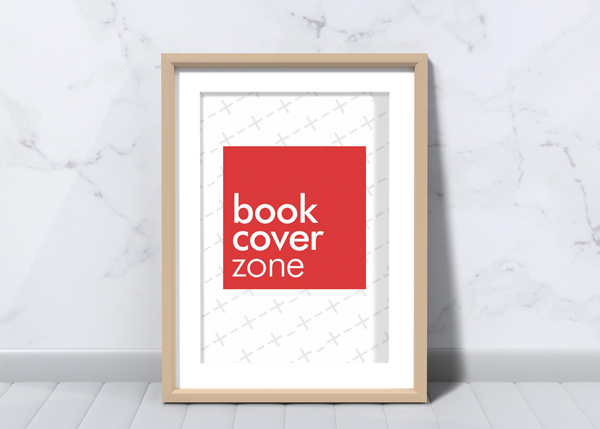 Wooden Frame Mockup on Marble Wall