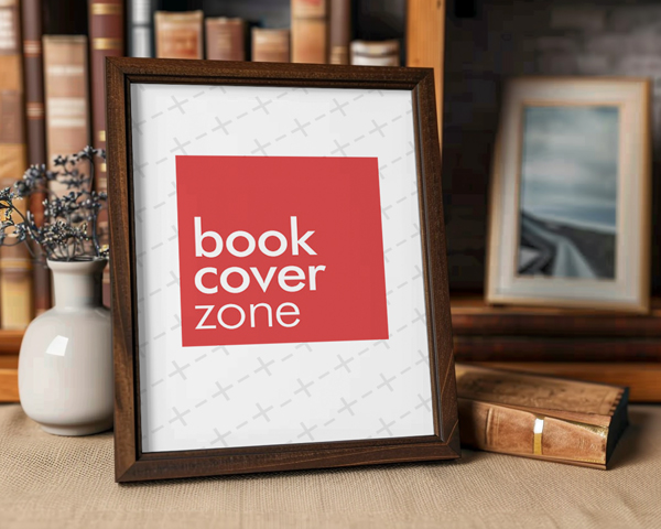 Wooden Photo Frame Mockup for Classic Home Interior