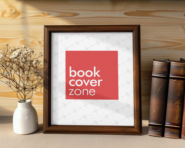 Wooden Photo Frame PSD Mockup