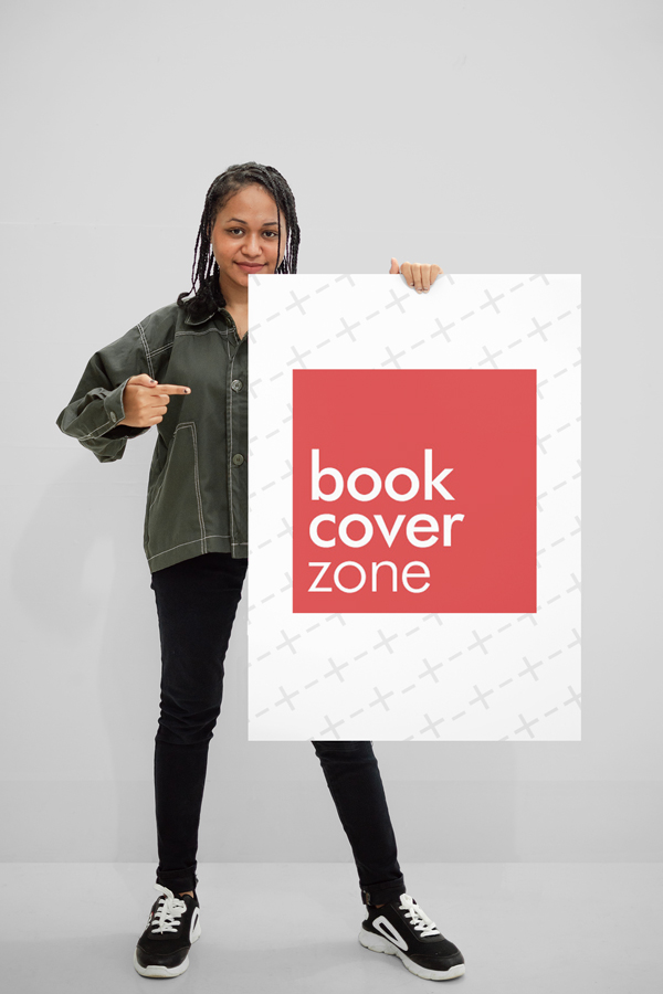 One-Handed Paper Mockup with Model