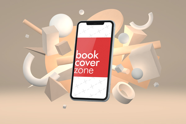 Abstract 3D iPhone App Screen Mockup