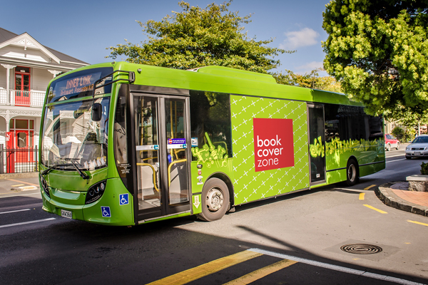 Bus Street Advertisement Mockup