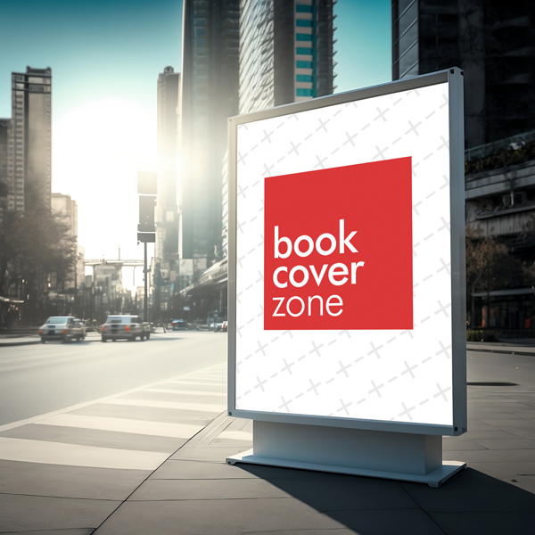 Blank Billboard Mockup in Crowded Town