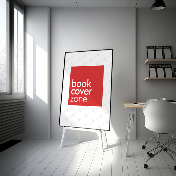 Mockup of an Empty Blank Poster