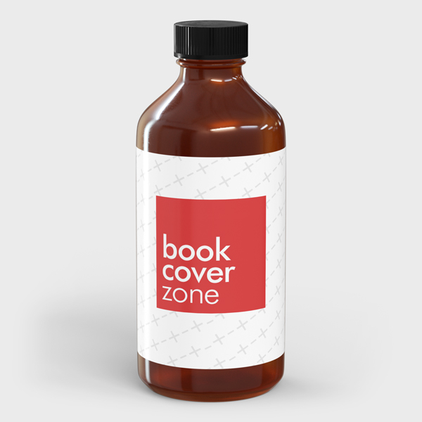Amber Bottle 3D Mockup