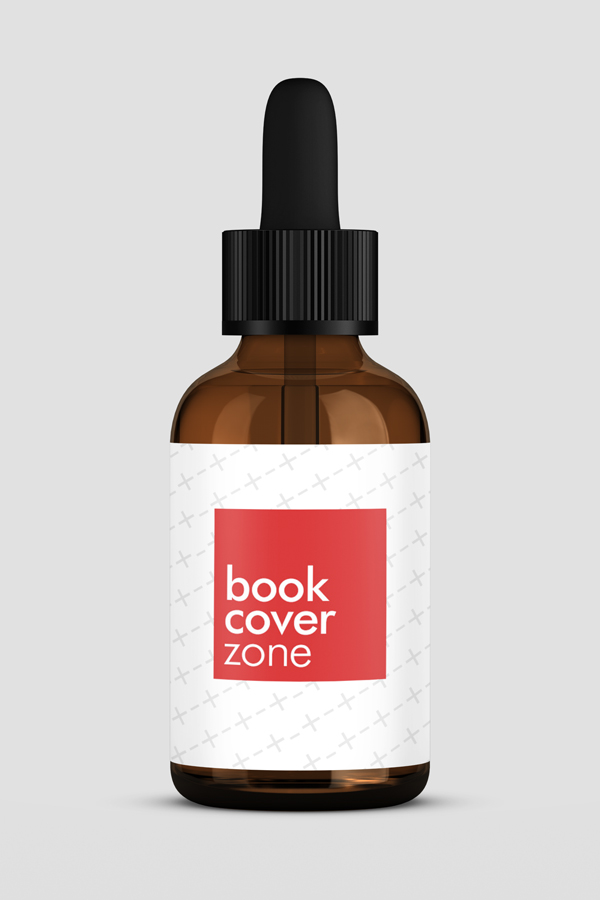 Amber Glass Dropper Bottle Mockup