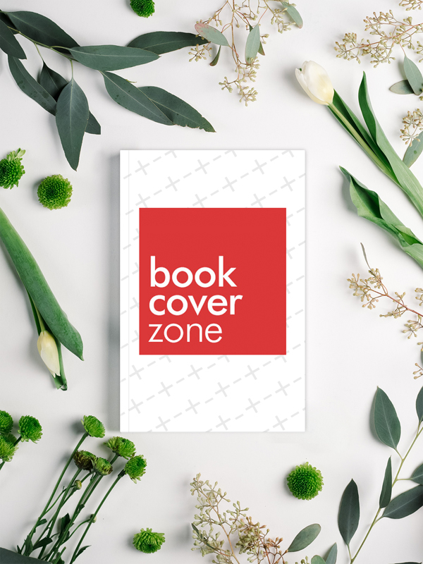 Beautiful Floral Book Cover Mockup