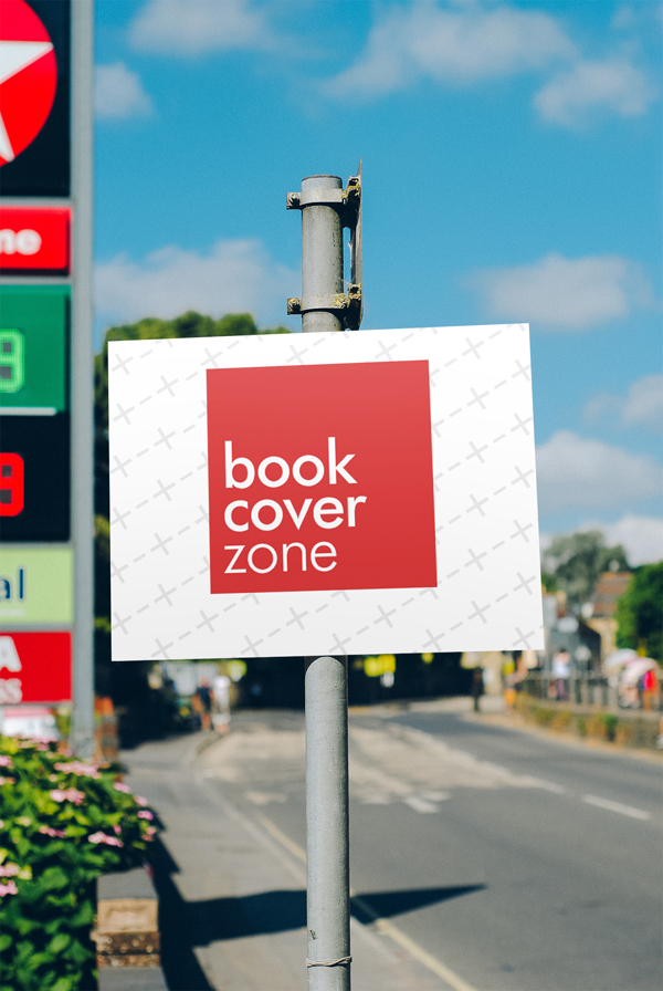 Billboard Message Sign Mockup