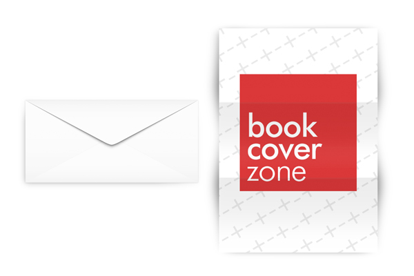 Blank Folded Letter & Envelope Mockup