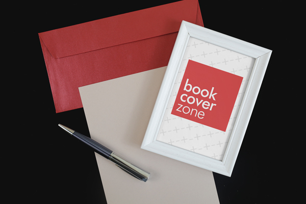 3D Mockup of Blank White Picture Frame