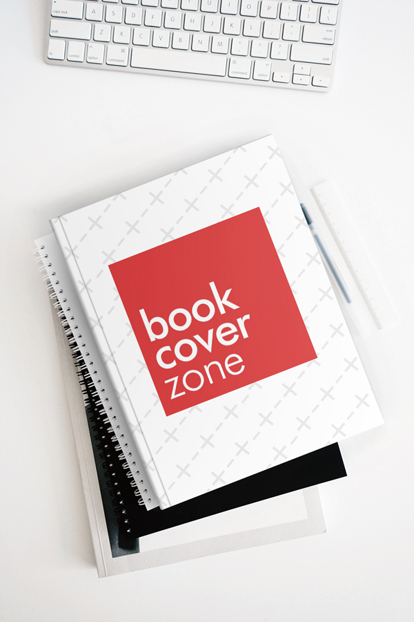 Book on Table Mockup