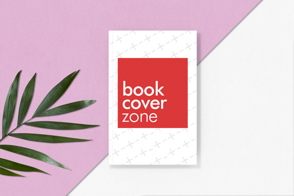 Book Mockup with Leaf Design