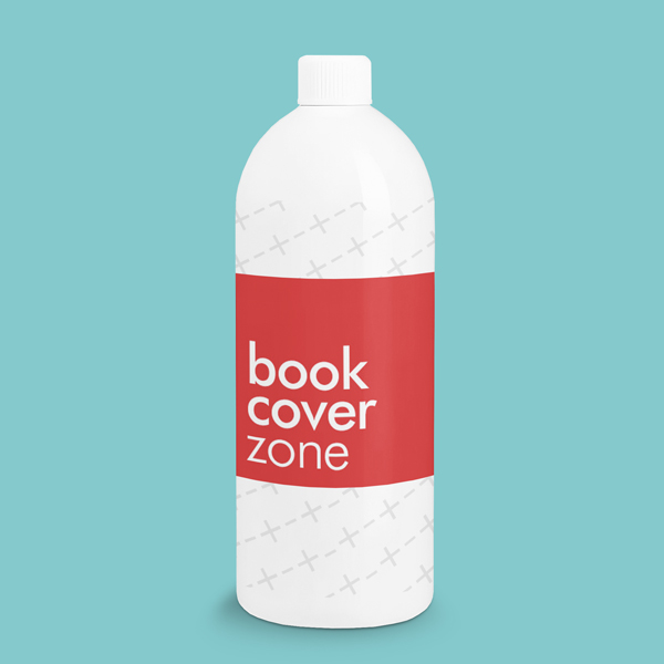 1 Litre Bottle with Cap Mockup