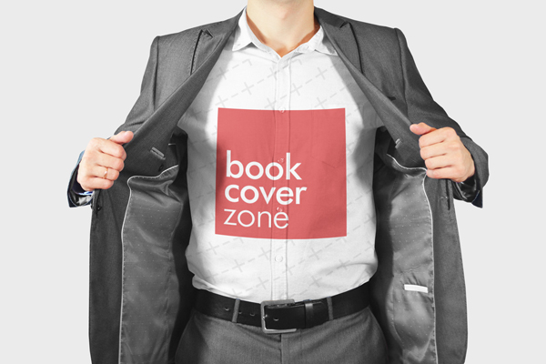 Businessman in Suit Showing Dress Shirt Design