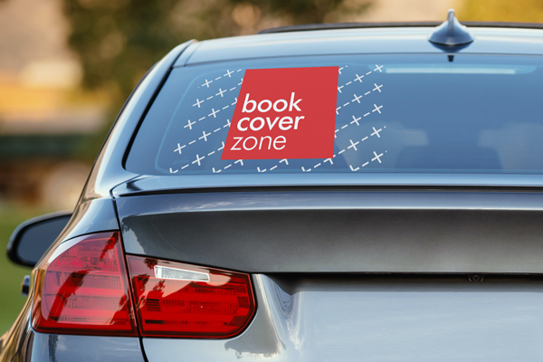 Car Back Window Decal Sticker Mockup
