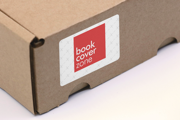 3D Cardboard Box Shipping Label Sticker