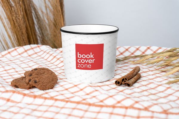 Ceramic Coffee Mug with Cookies