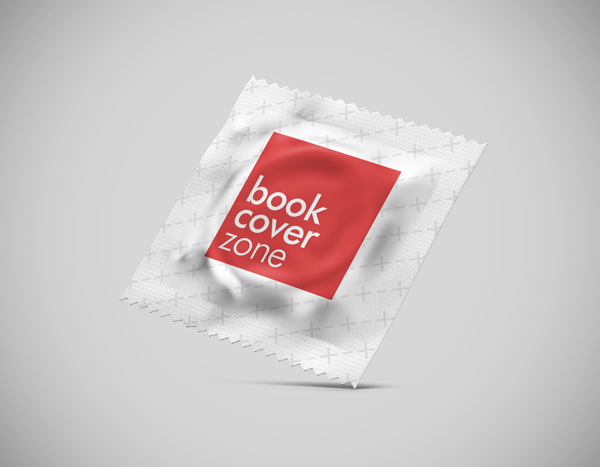 3D Latex Condom Package Mockup
