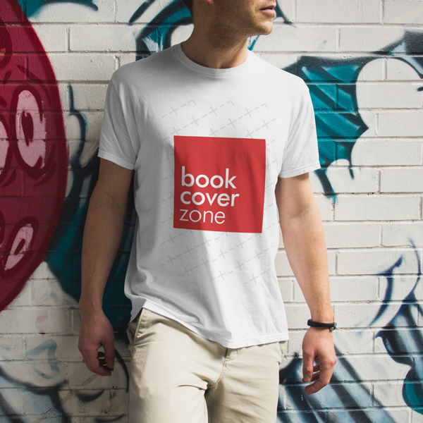Cool Standing Man with Simple T-Shirt Mockup