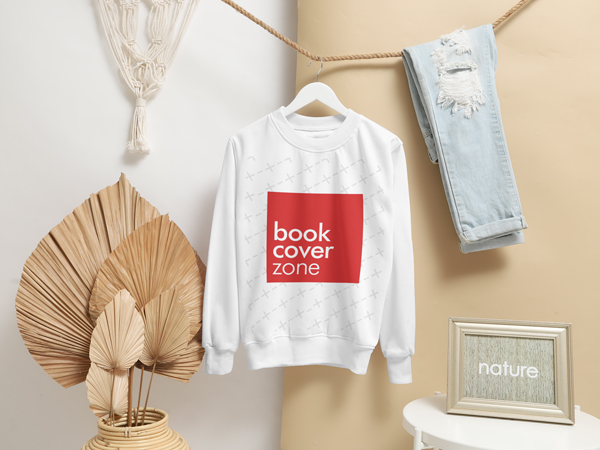 Hanging Crewneck Sweatshirt Mockup