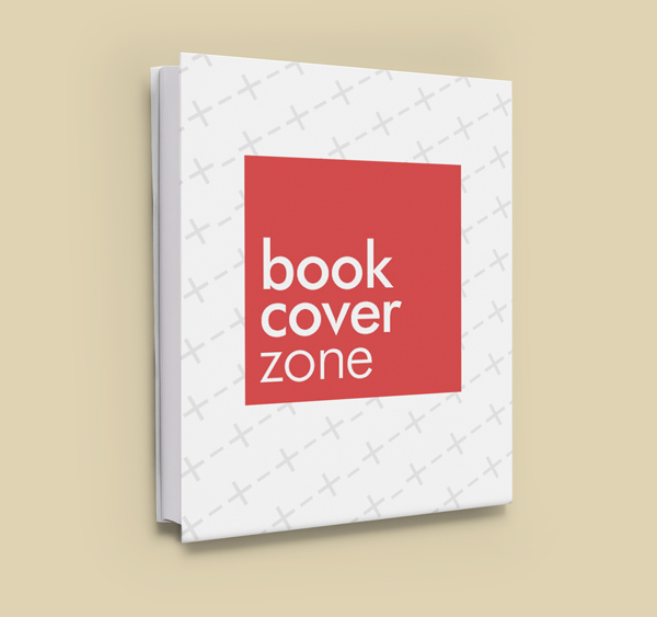 Customizable Hardcover Book on Customizable Background
