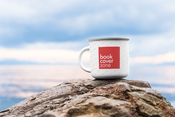Enamel Mug on Cliff