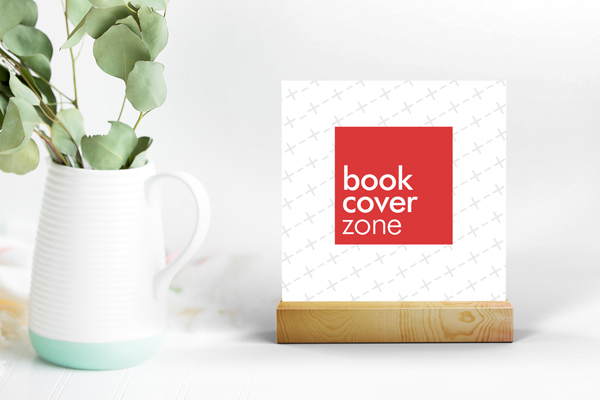 Floral Landscape Greeting Card Mockup