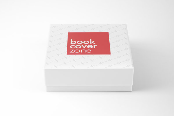 Closed Cardboard Gift Box Mockup
