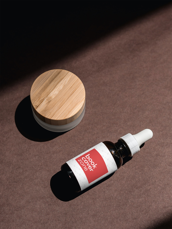 Glass Dropper Bottle Mockup