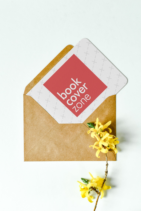 Greeting Card with Yellow Flower Envelope