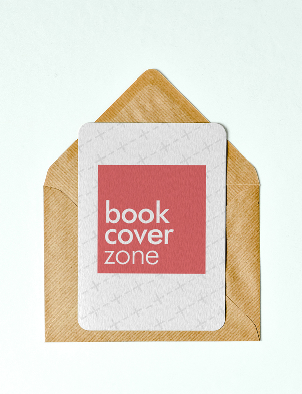 Greeting Card on Envelope Mockup